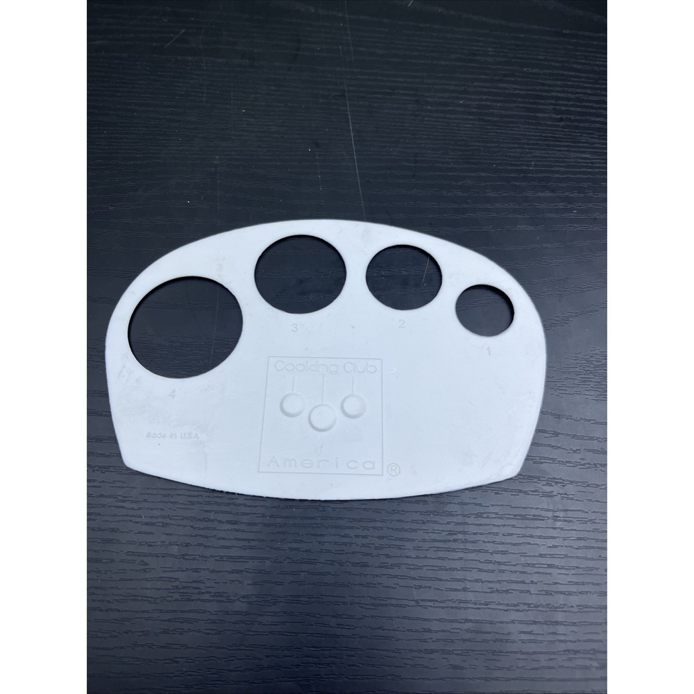 Cooking Club of America Pasta Portion Measurer Bowl Scraper Kitchen‎ Tool